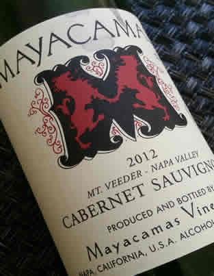 2012 Mayacamas Vineyrds, Mount Veeder Cabernet Sauvignon